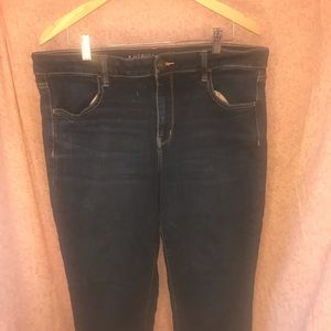 American eagle size 18 regular dark wash jegging